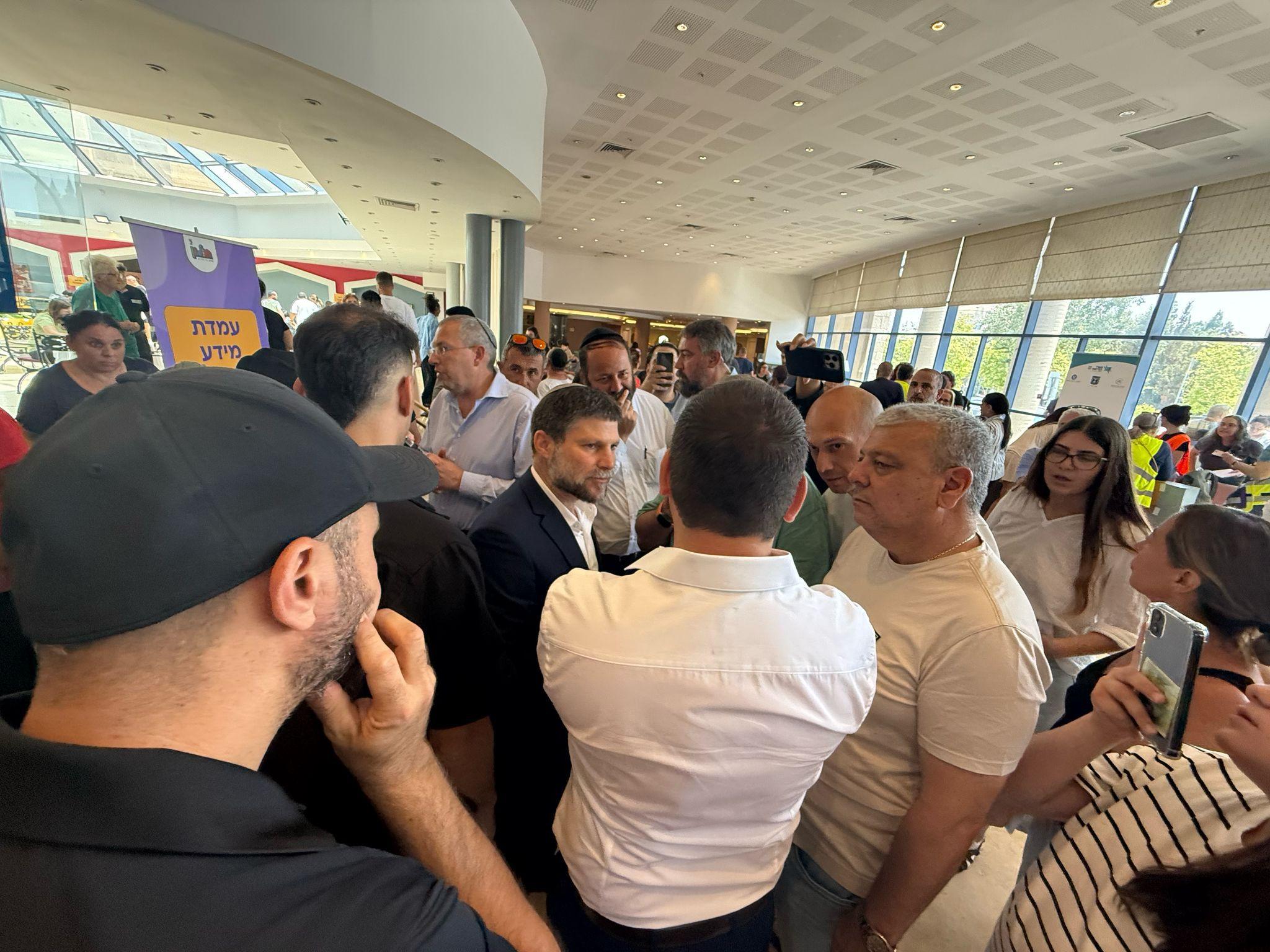Israeli Finance Minister Bezalel Smotrich visited the Leonardo Hotel in Jerusalem 
