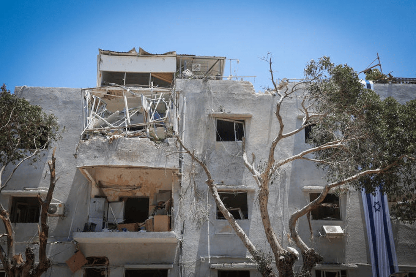 Damage in Haifa