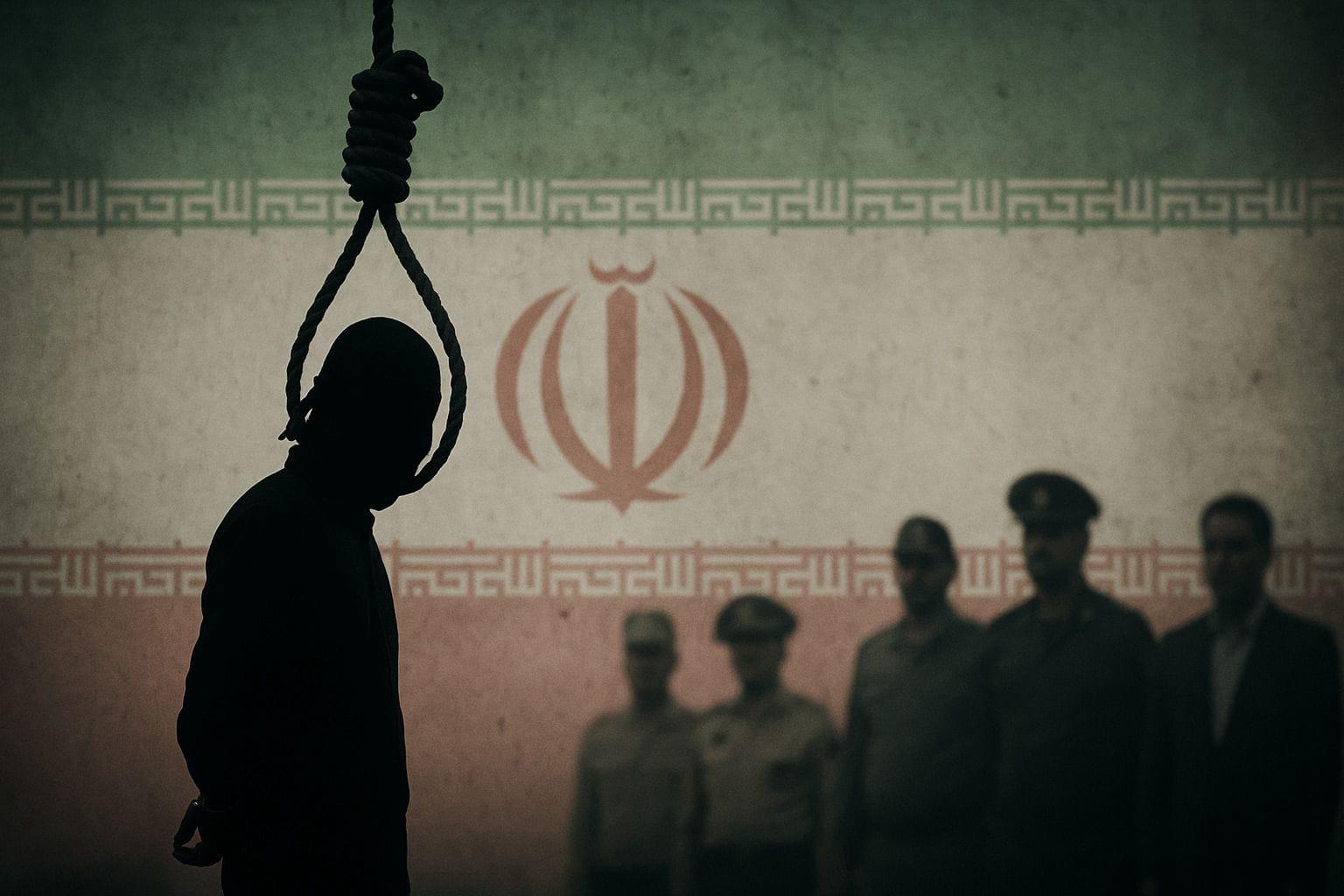 Public execution of alleged spies in Iran