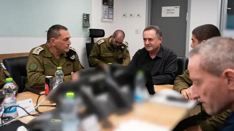 Israel Katz with IDF Chief of Staff Eyal Zamir Israel Katz with IDF Chief of Staff Eyal Zamir