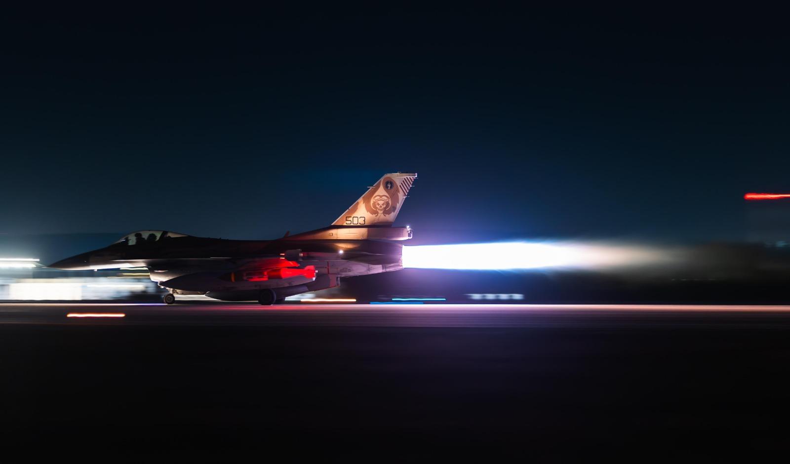 Taking off to bomb Iran.