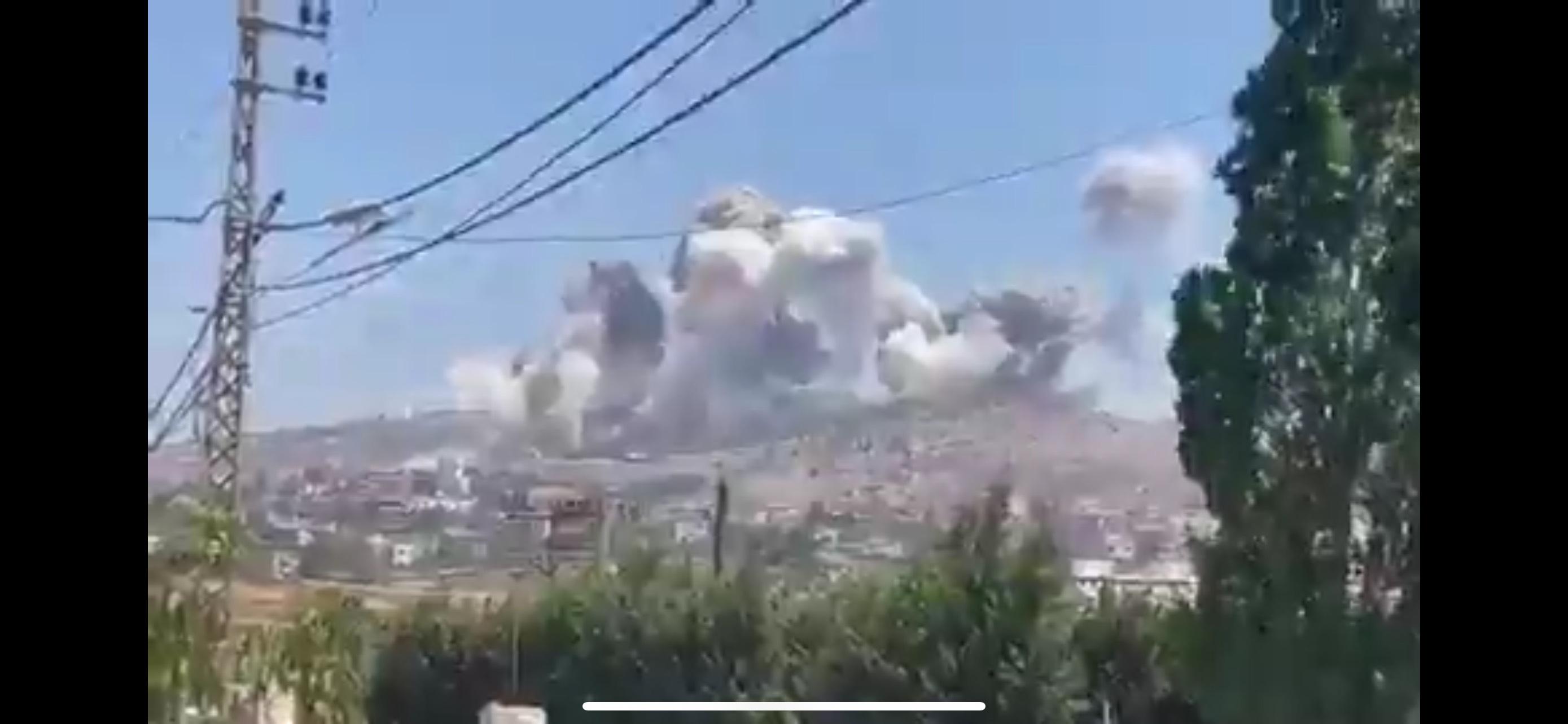 IAF strikes in Lebanon