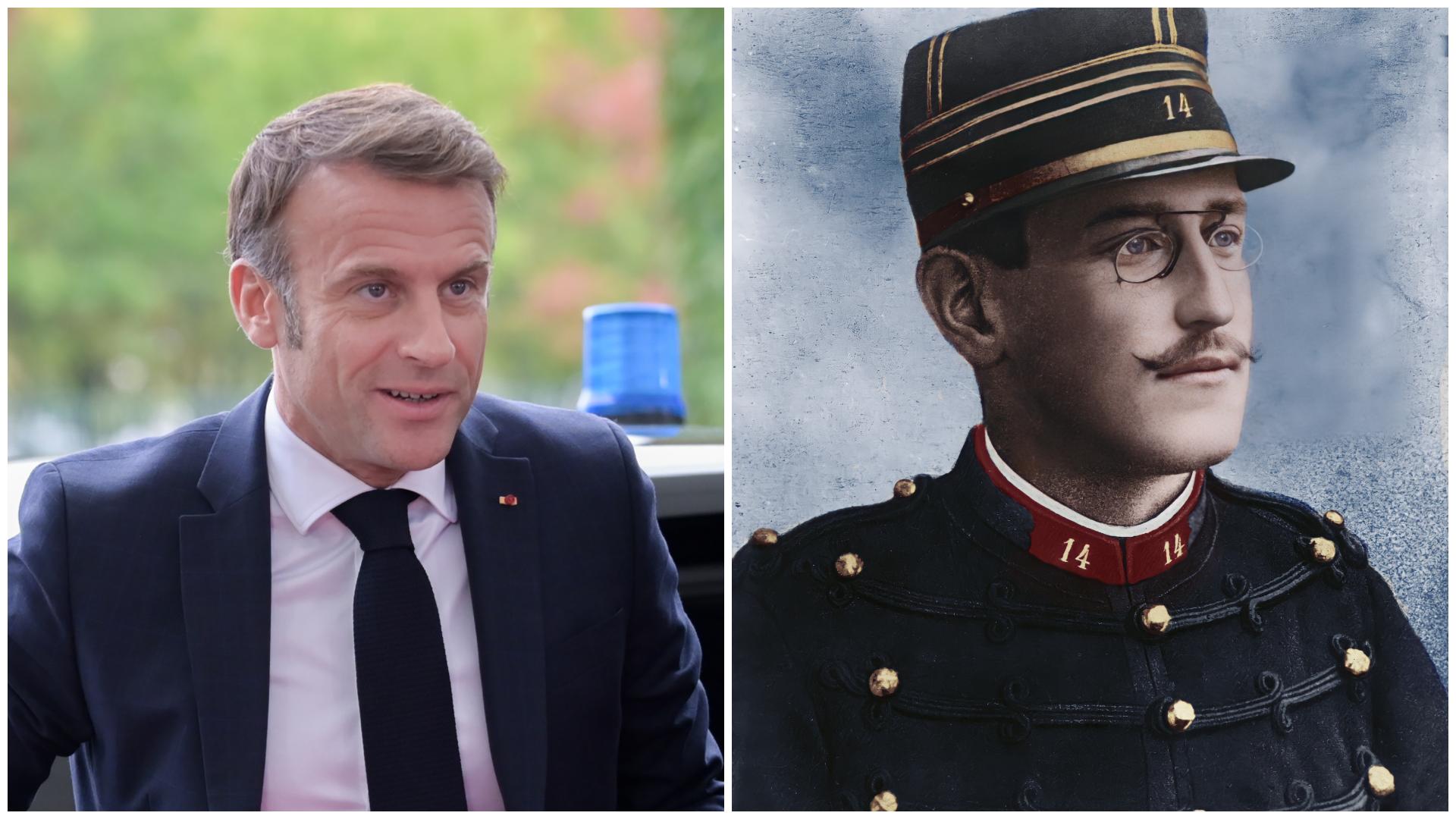 Alfred Dreyfus & President Emmanuel Macron