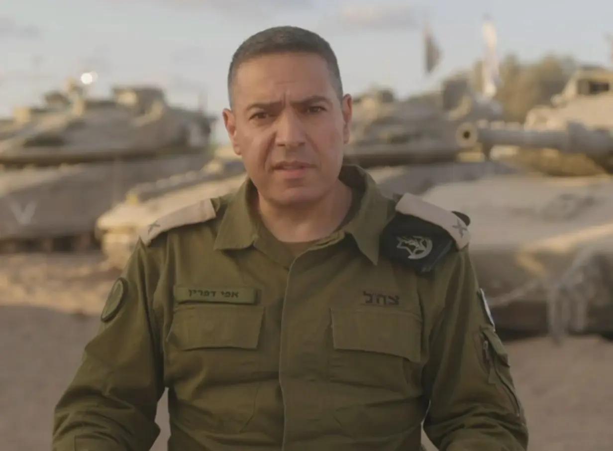 IDF Spokesperson in press conference on Gaza Operation