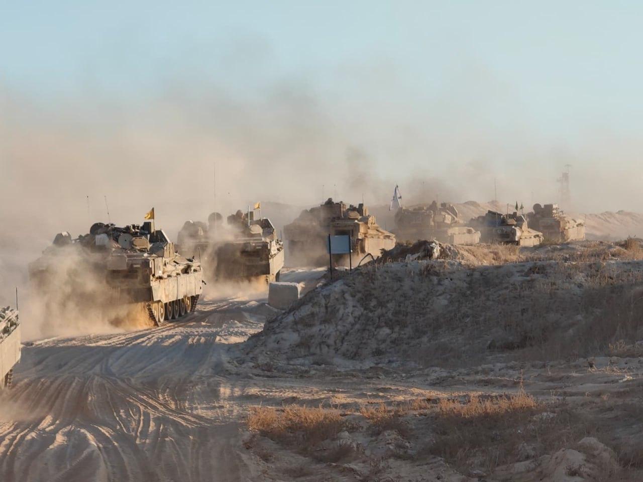 IDF troops leaving Gaza