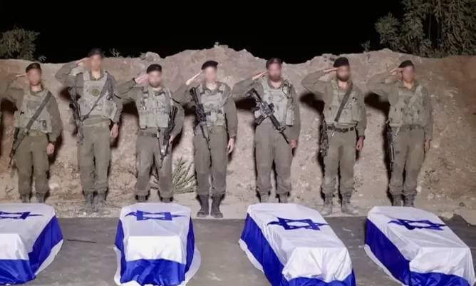  Two Hostage Coffins Returned - Hamas Claims: “These Are All We Can Reach”: