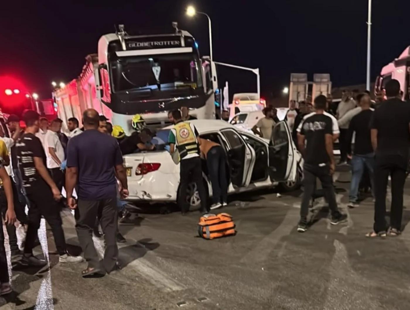 Scene of the horrific accident