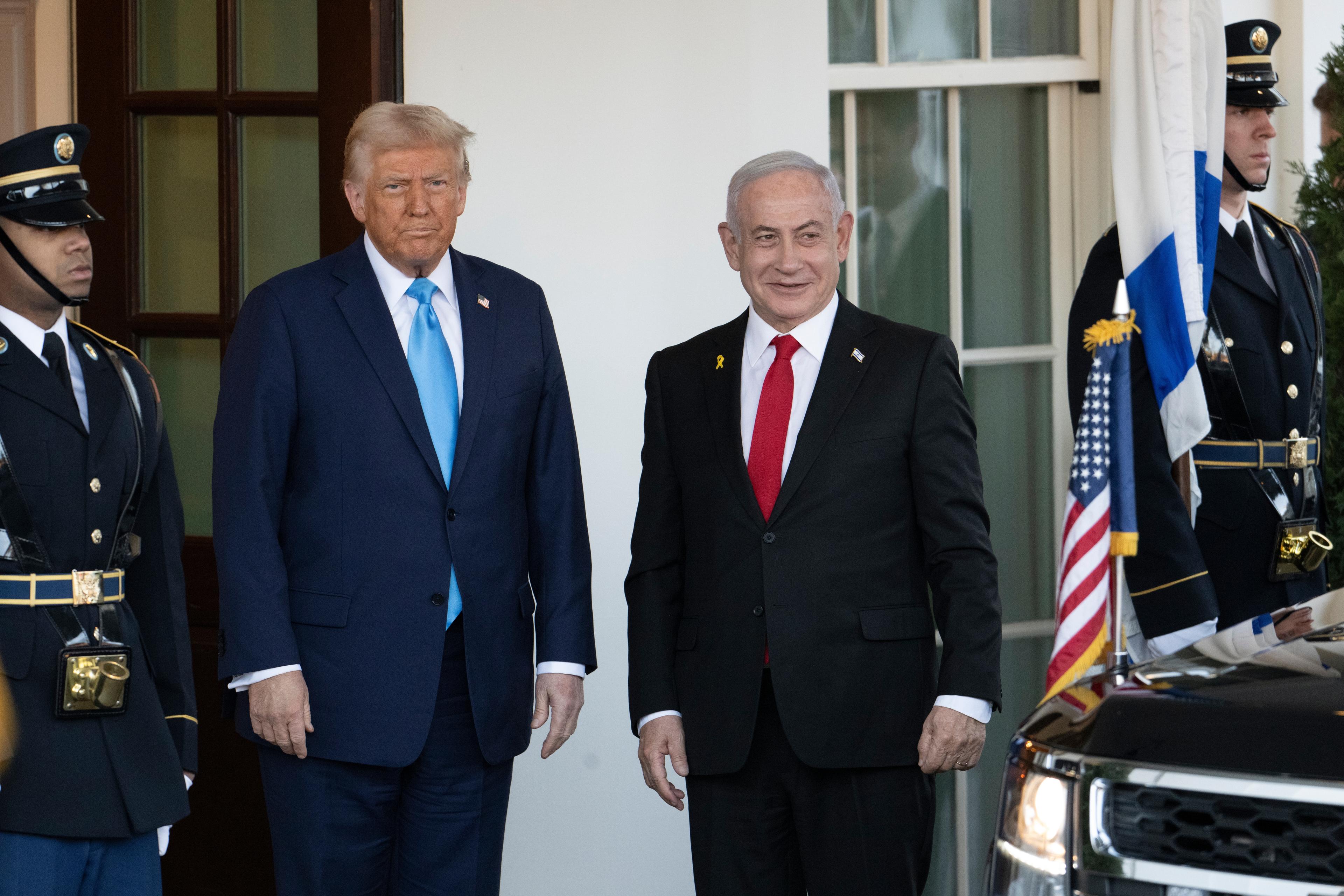 Trump; Netanyahu