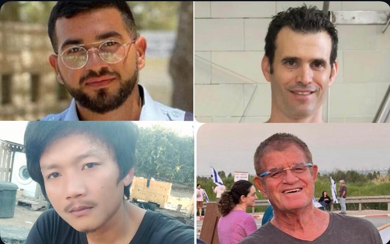The 4 remaining hostage bodies still in Gaza