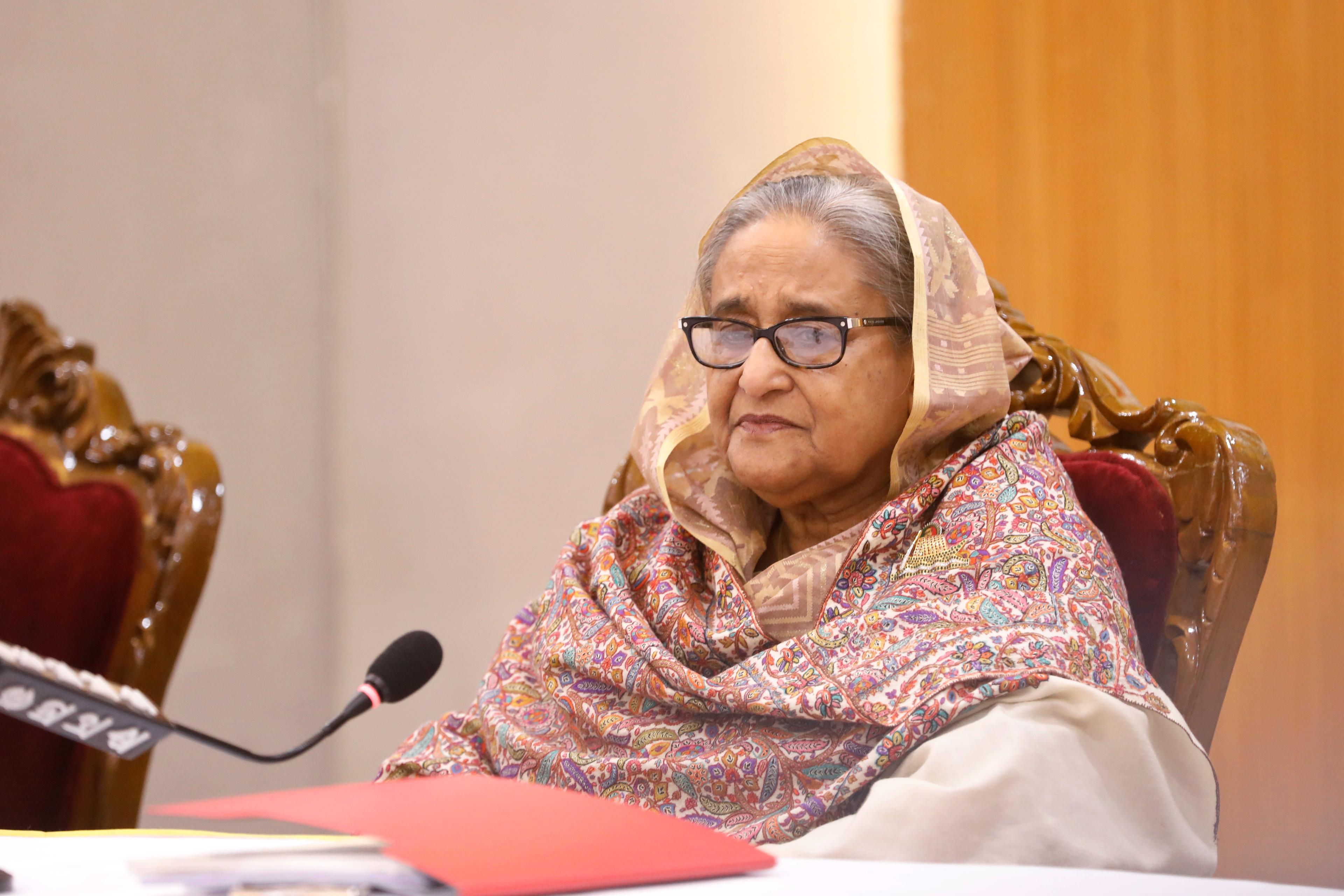 Former Prime Minister Sheikh Hasina