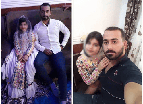 Stills from a video of the marriage ceremony of a 10-year-old girl in the province of Kohgiluyeh and Boyer-Ahmad