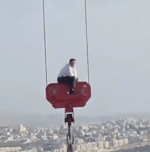 Dramatic Rescue in Jerusalem: Teen Saved from 36-Story Crane | WATCH