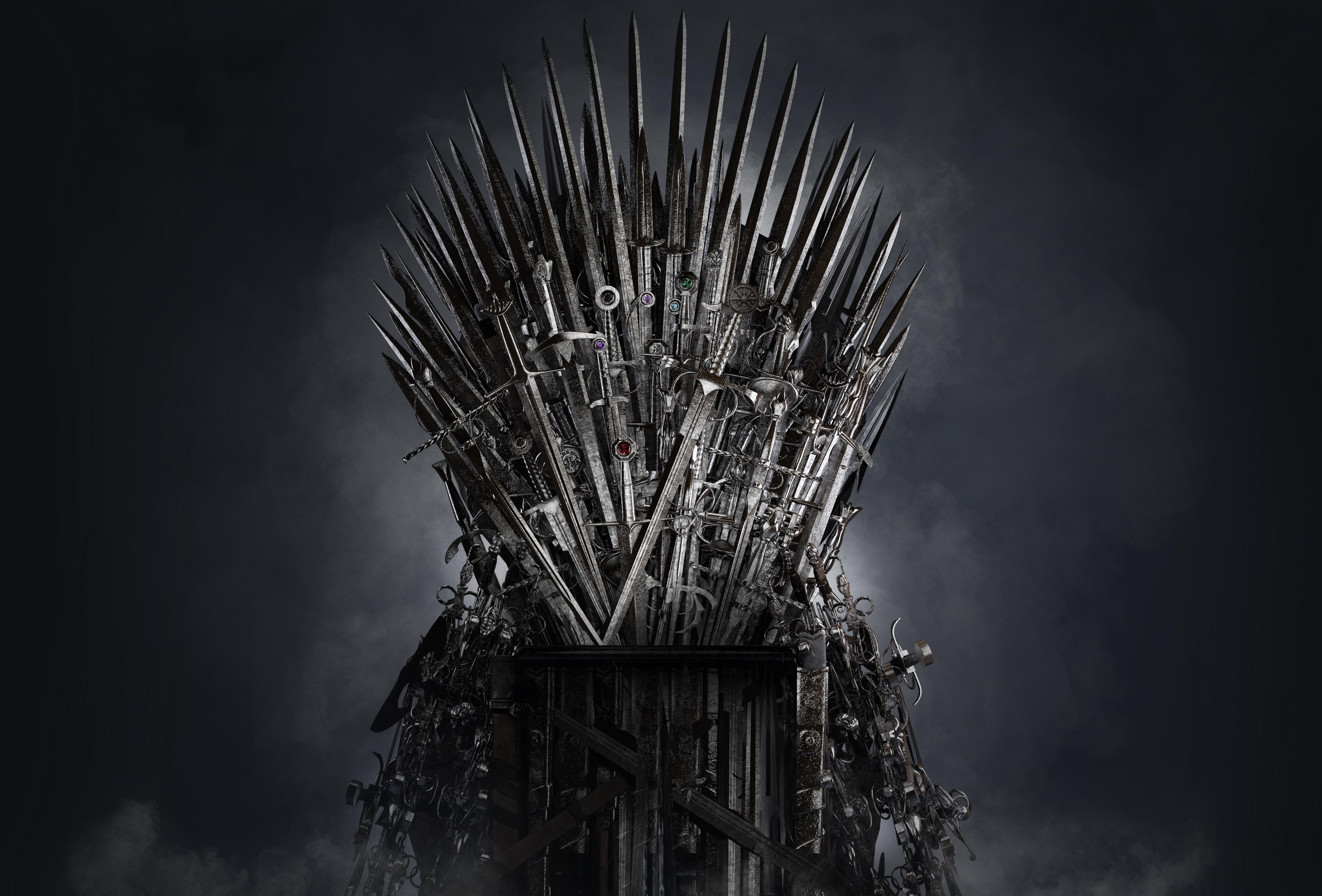 HBO's Game of Thrones - replica of the Iron throne