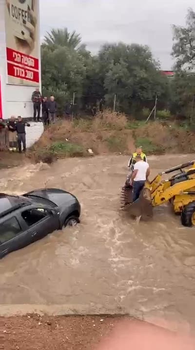 Sudden Storms in Israel: Dozens Rescued after Intense Flooding | WATCH