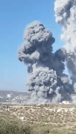 Massive Explosion Reported After Airstrike in Syria | WATCH