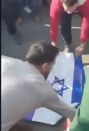 Syrians Burn Israeli Flags While Celebrating Assad's Fall | WATCH