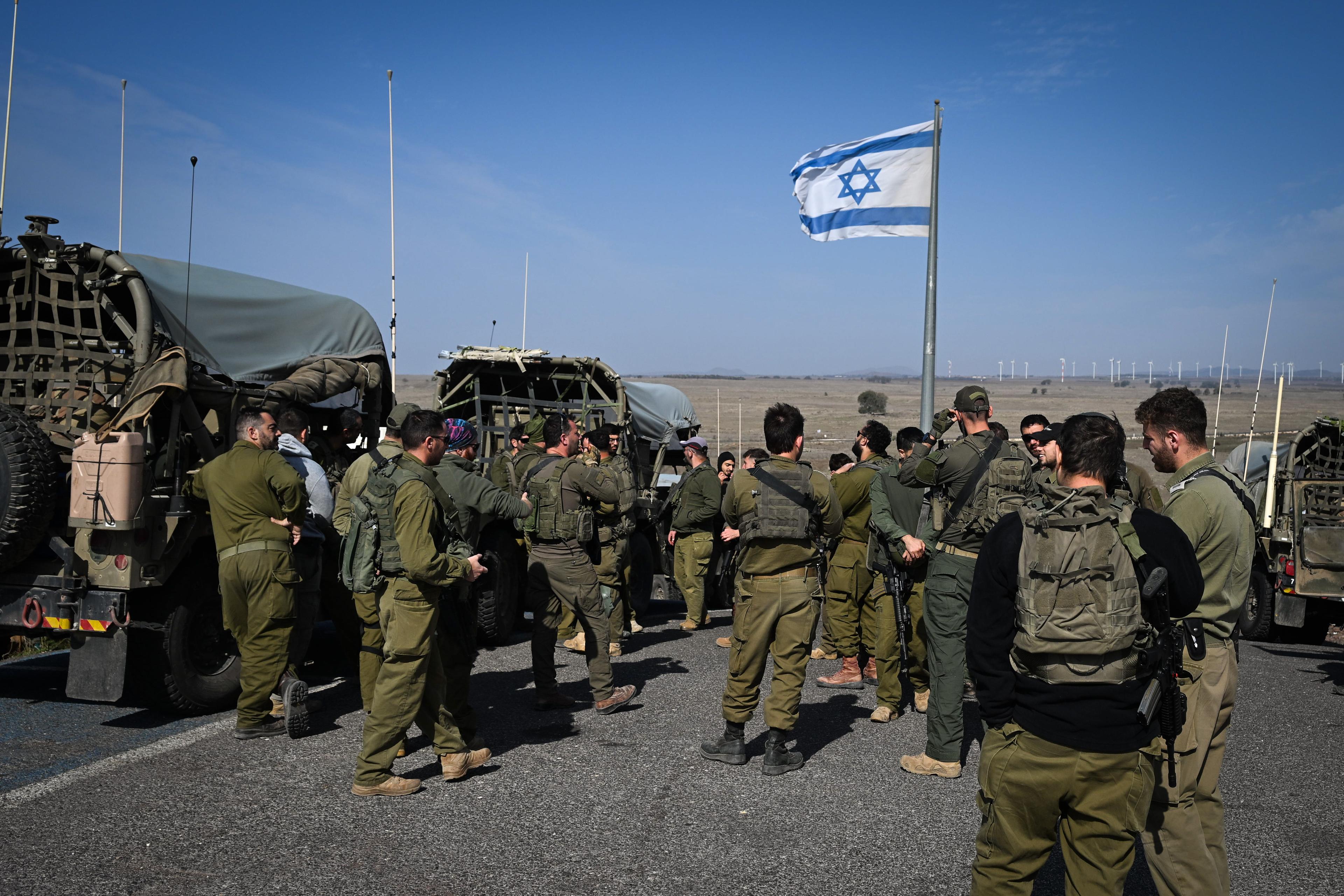IDF runs a surprise drill a day after Ali Tabatabai's assassination, Golan heights, November 24, 2025