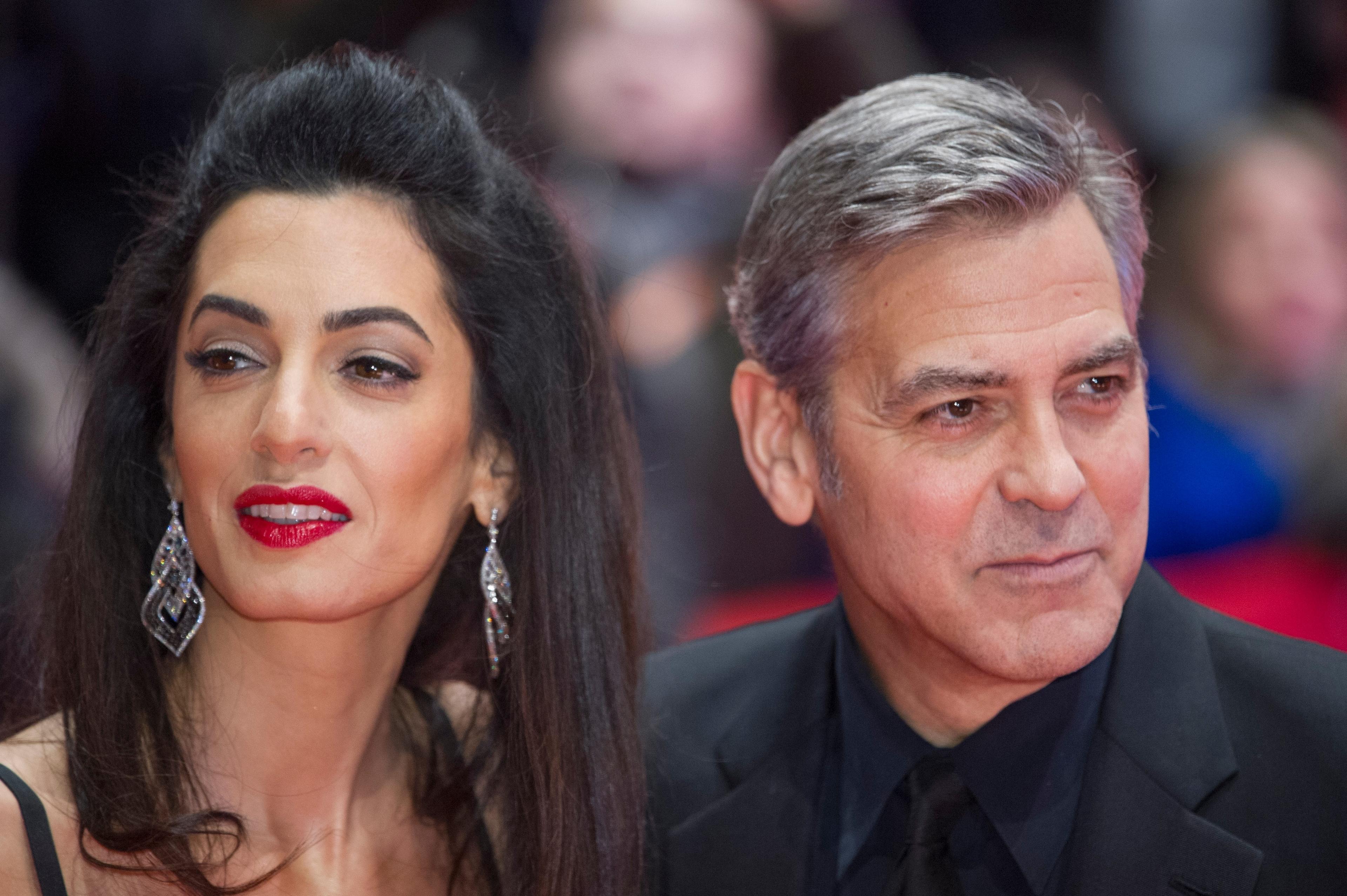 Amal and George Clooney