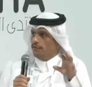 Al Thani tells Tucker Carlson: "Qatar will not pay to rebuild Gaza" | WATCH