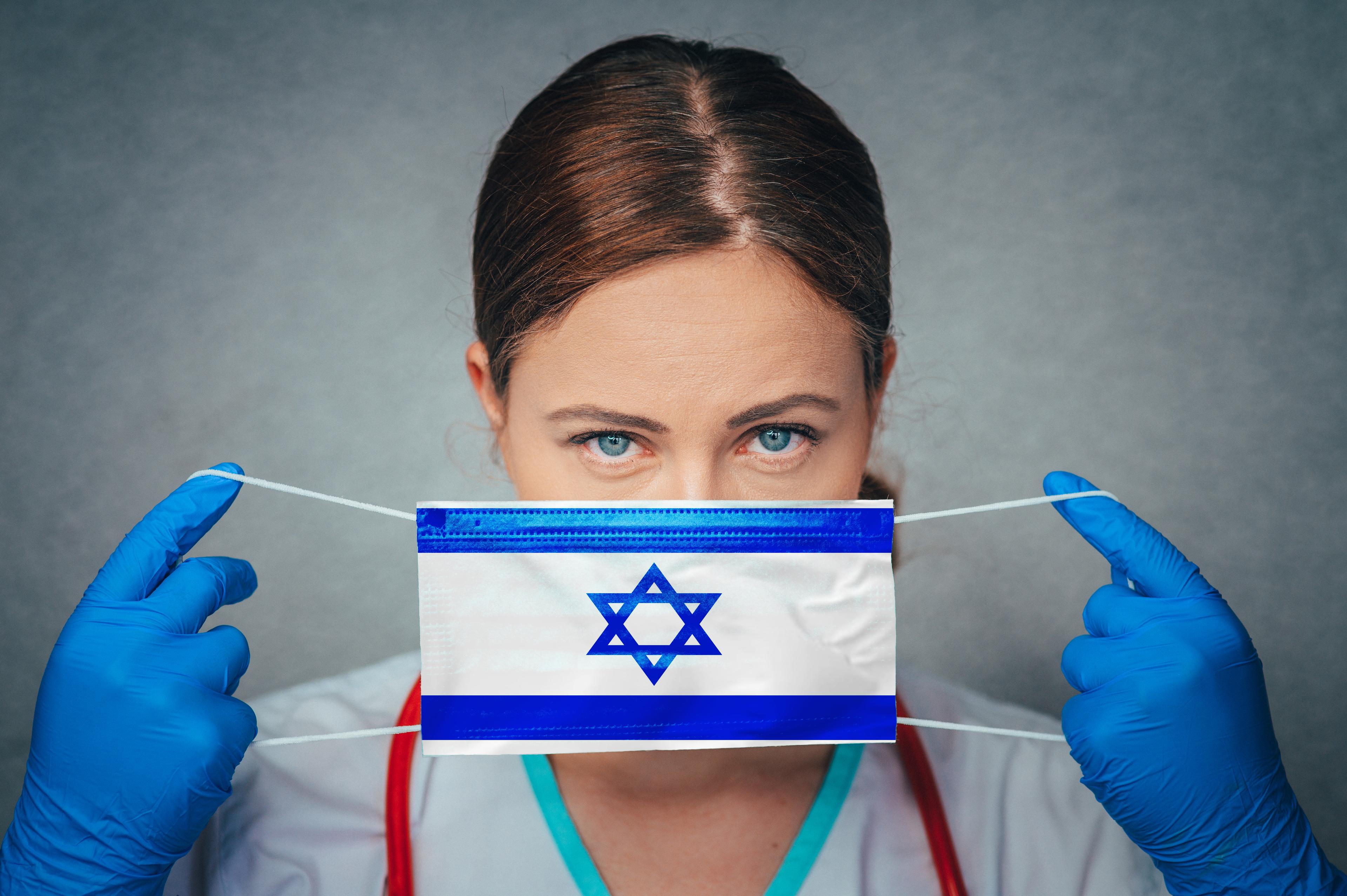 Mask warn against Viruses in Israel