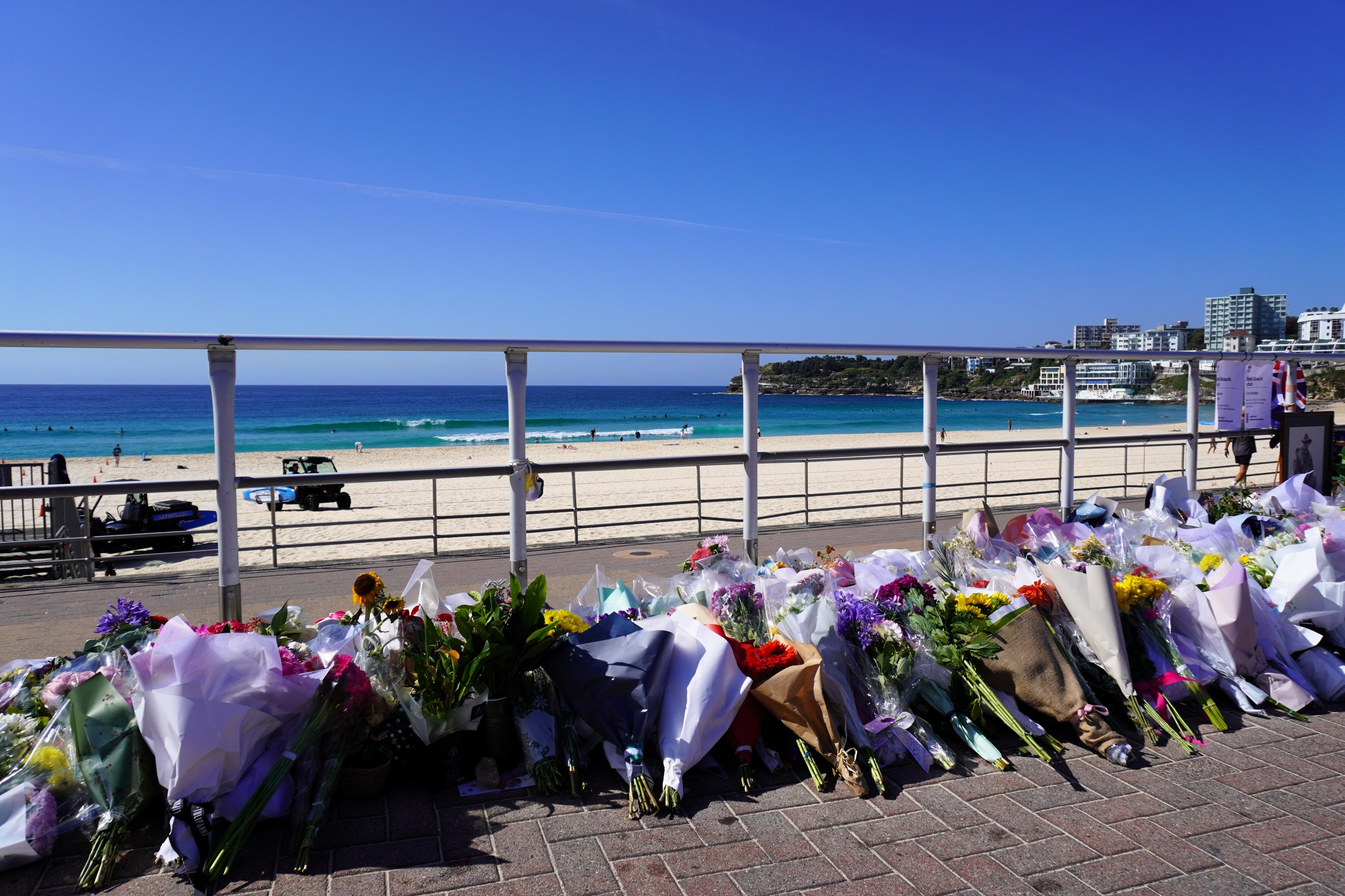 The scene of the horrific Bondi beach massacre