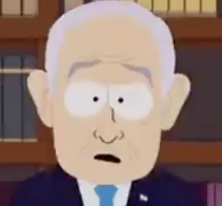 Netanyahu as depicted on South Park