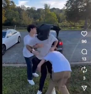 Students recreate kidnapp Hamas scenes