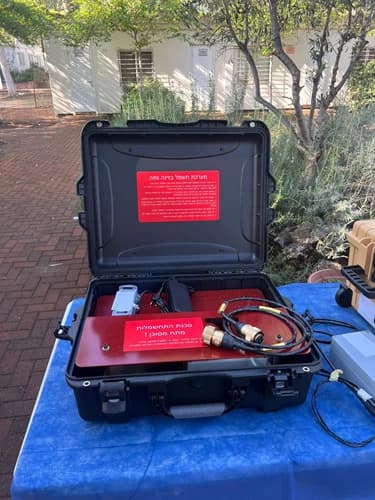 A mobile charger for keeping drones in the air while staying in the field.