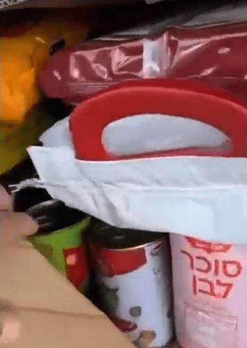 Contents of food packages.