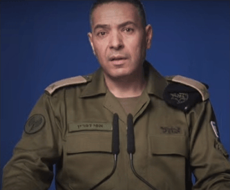 IDF Spokesperson Efi Defrin.