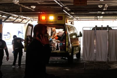 MDA paramedic officers at a trauma center